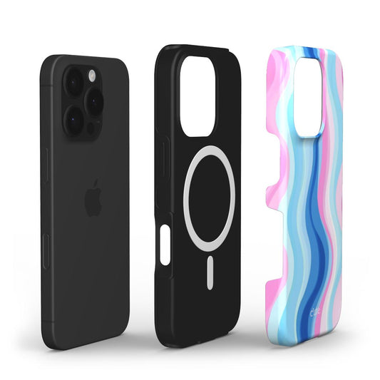 Pastel Waves magsafe phone case