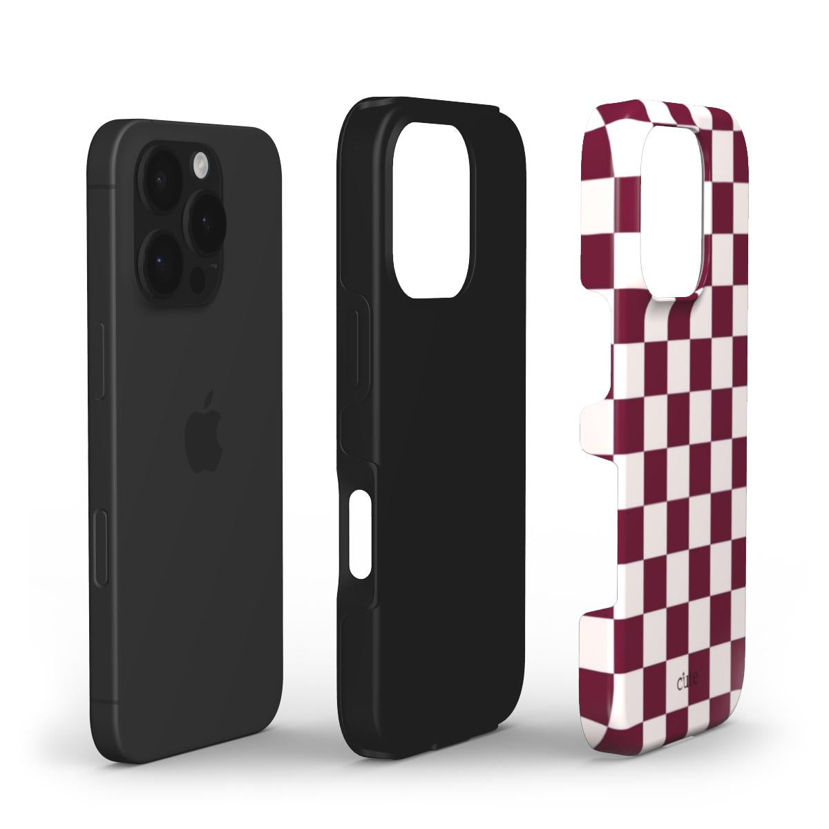 Berry Check phone case