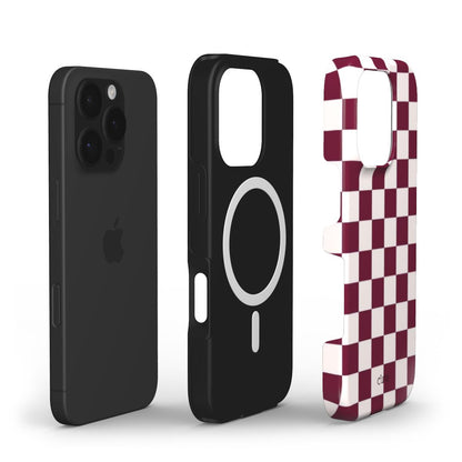 Berry Check magsafe phone case