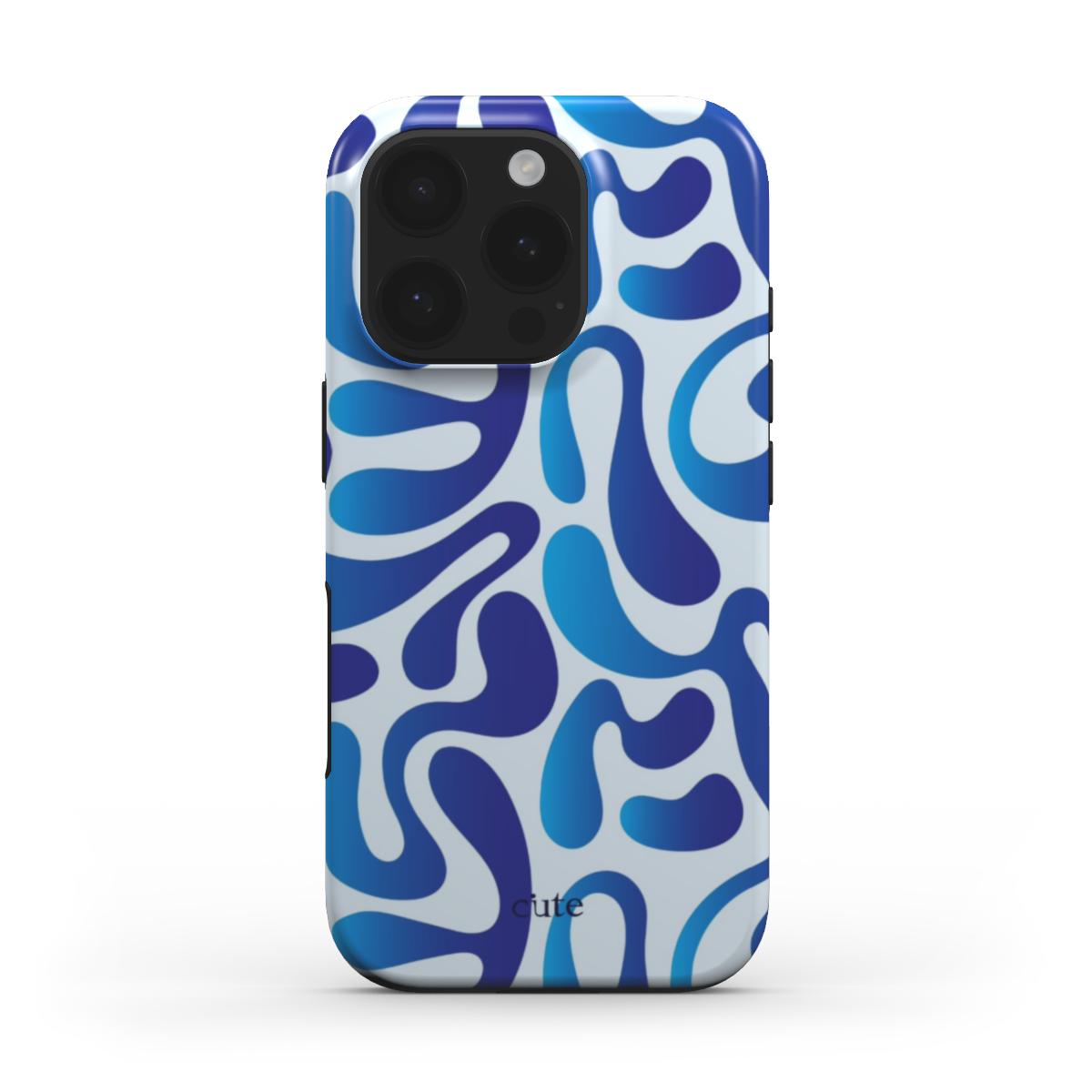 Blue Splash phone case