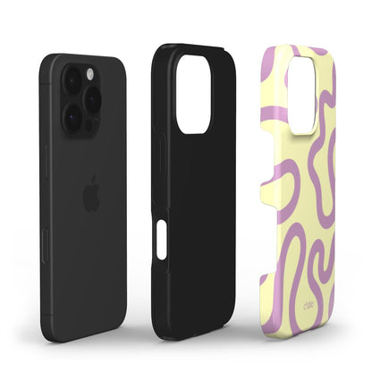 Mauve Maze phone case