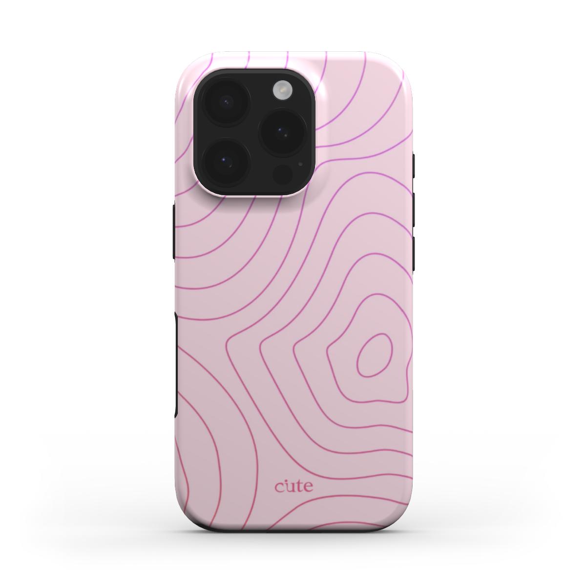 Pink Contour phone case