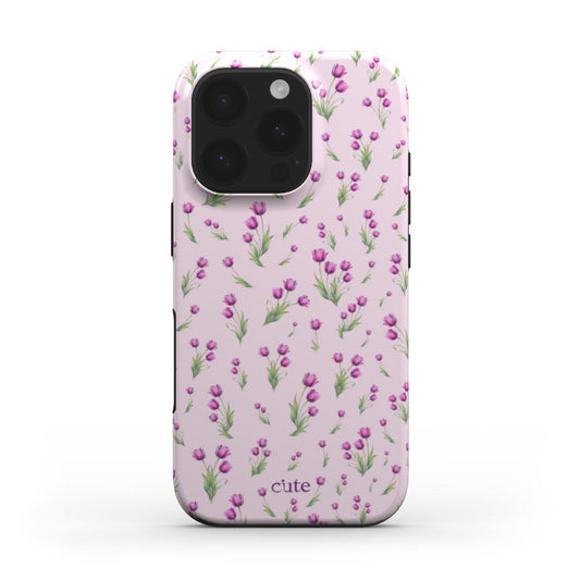 Pink Tulip Garden phone case