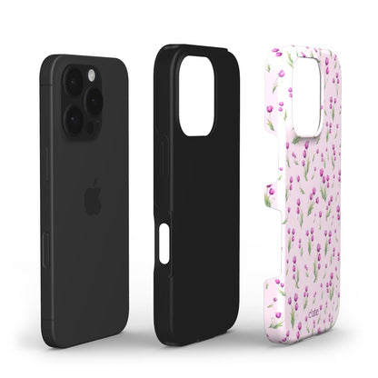 Pink Tulip Garden phone case