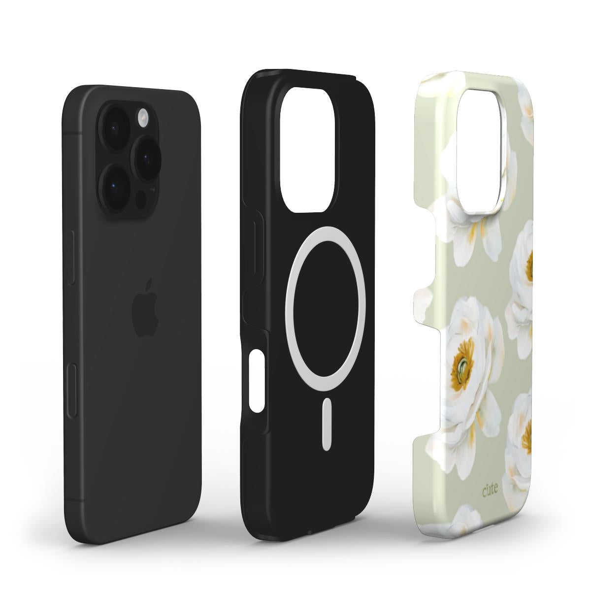 Graceful Bloom magsafe phone case