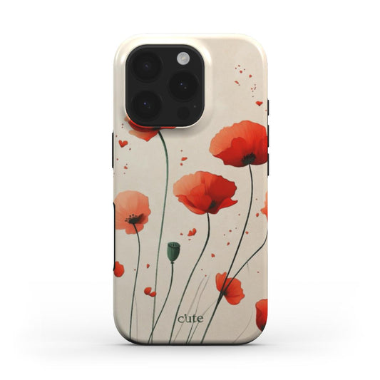 Poppy Field phone case