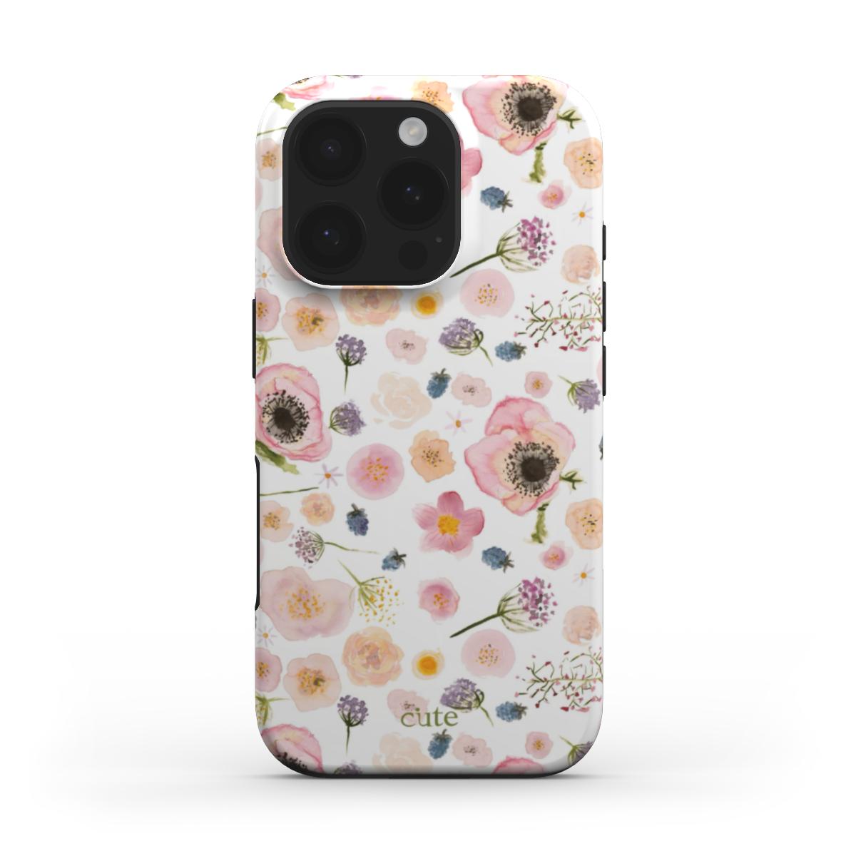 Watercolour Meadow magsafe phone case