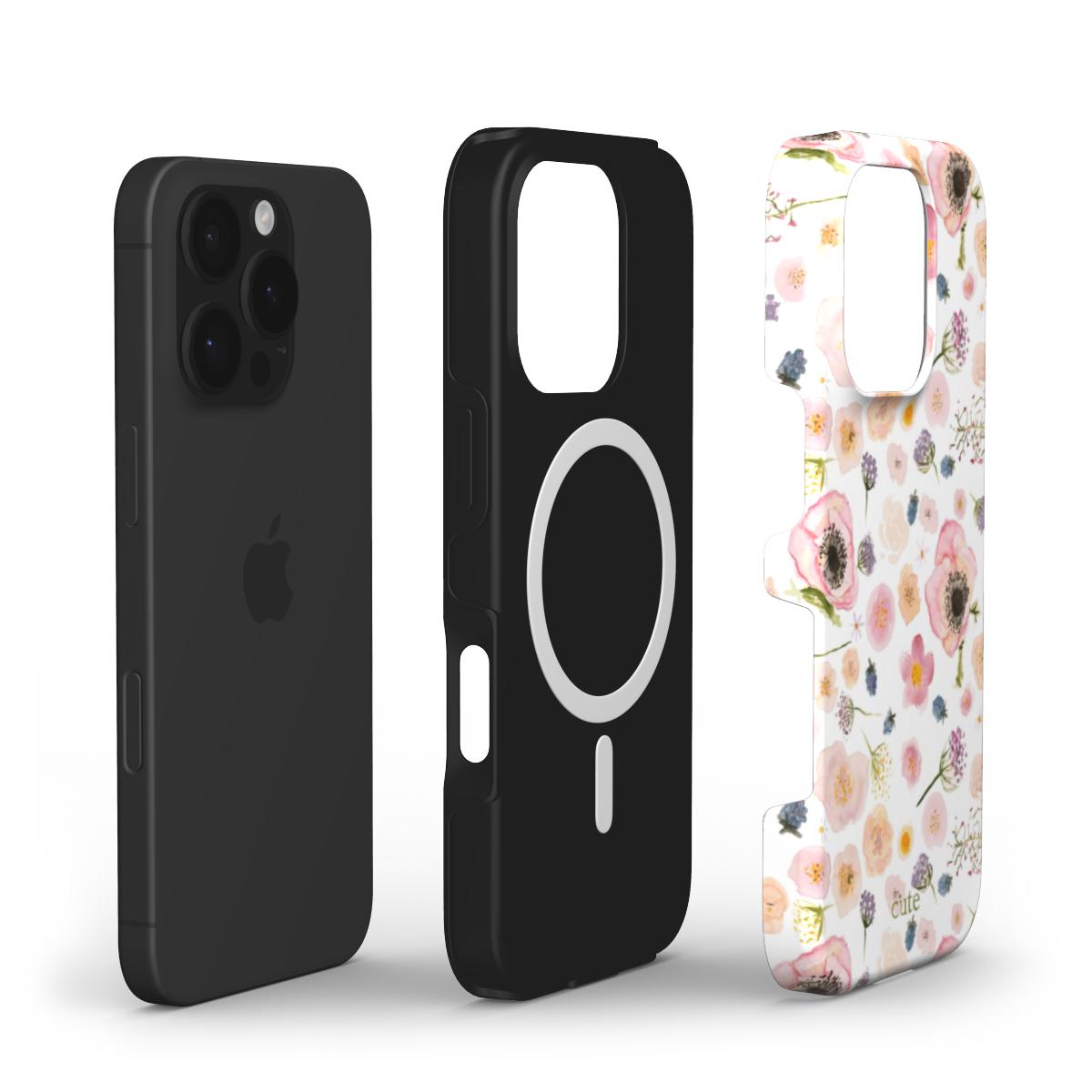 Watercolour Meadow magsafe phone case