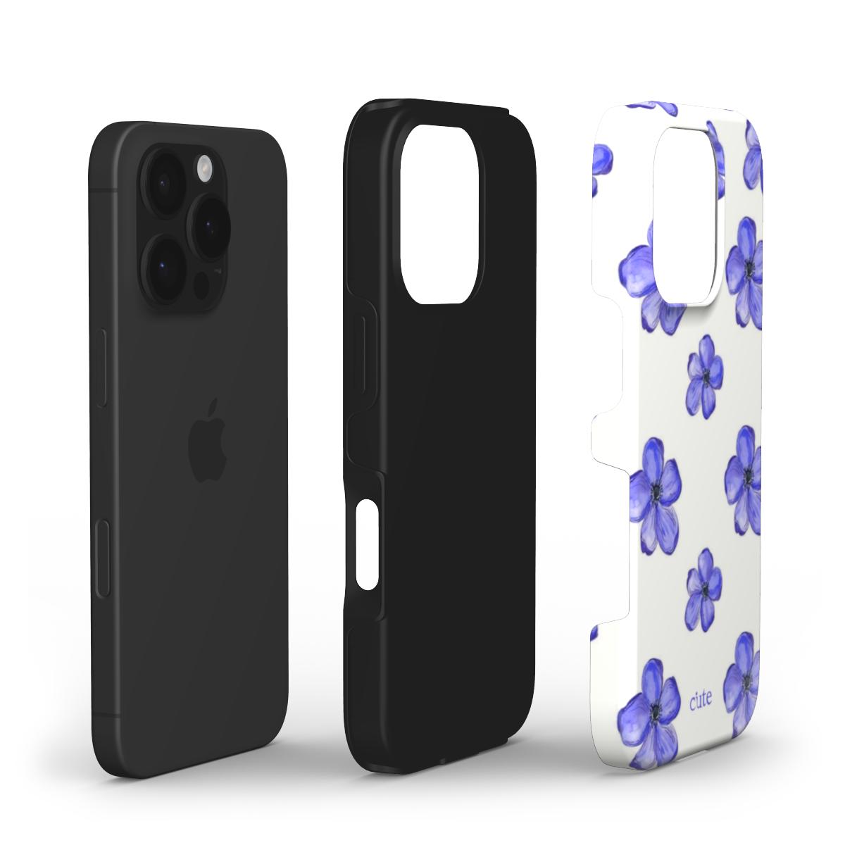 Forget-Me-Not Blue phone case