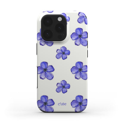 Forget-Me-Not Blue magsafe phone case