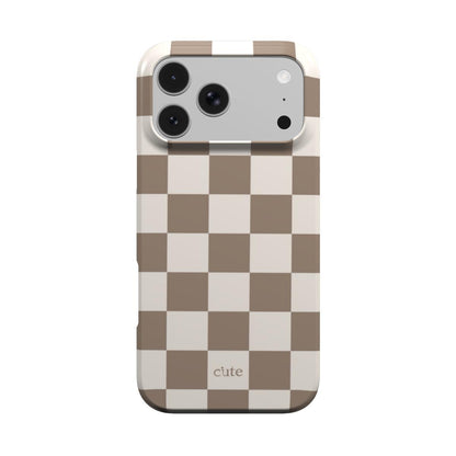 Latte check magsafe phone case