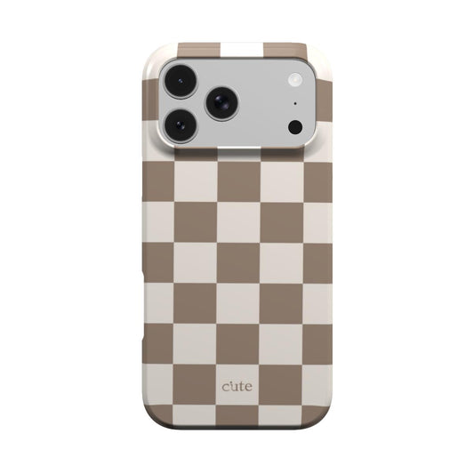 Latte check magsafe phone case