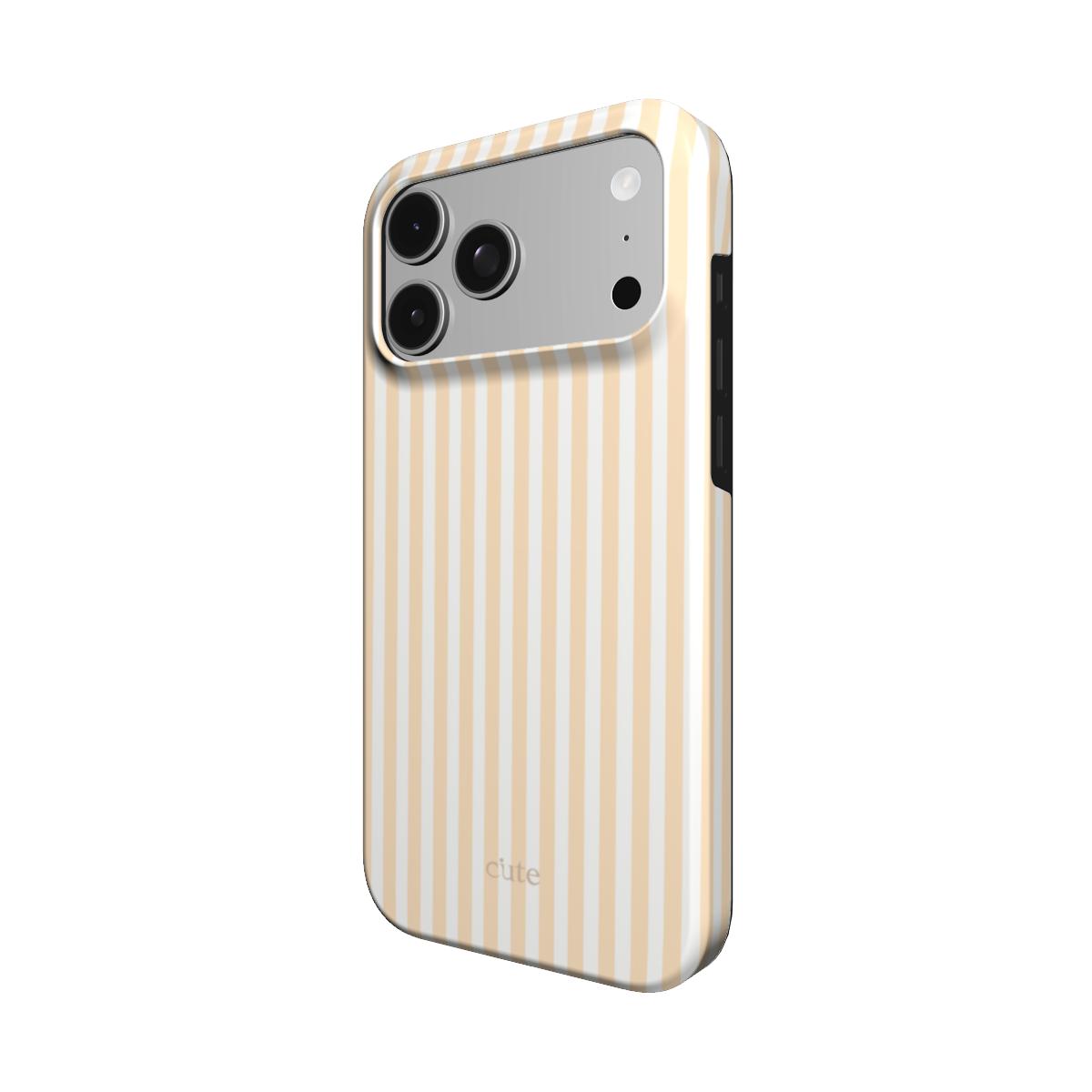 Yellow Stripes magsafe phone case