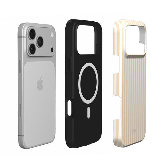Yellow Stripes magsafe phone case