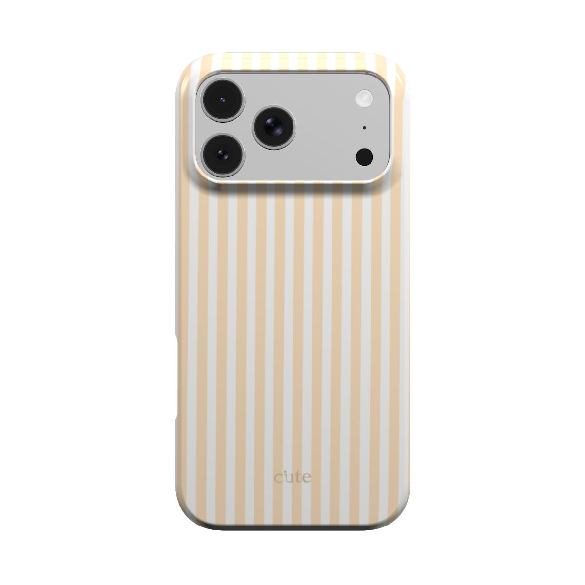 Yellow Stripes phone case