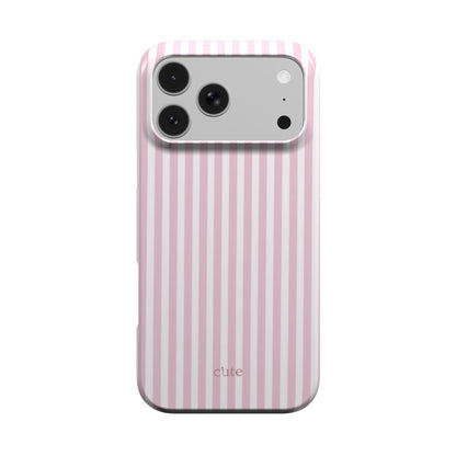 Light Pink Stripes magsafe phone case