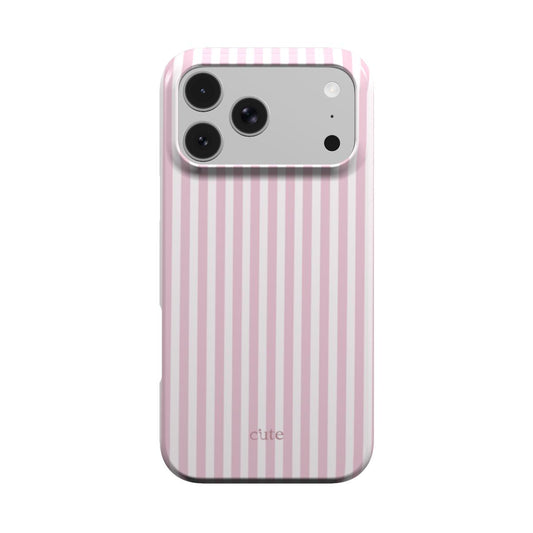 Light Pink Stripes magsafe phone case
