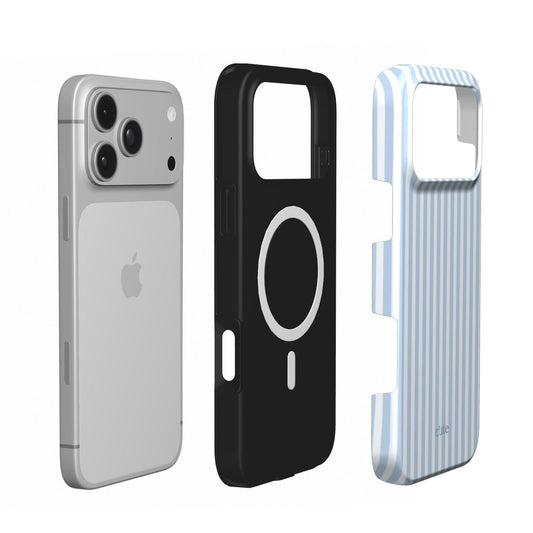 Blue Stripes magsafe phone case