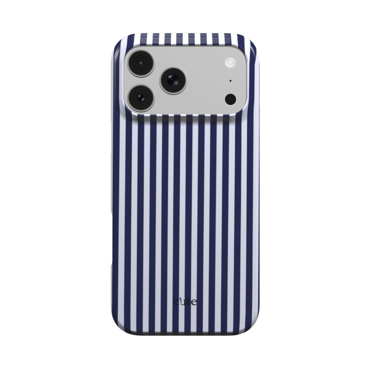 Navy Pinstripe phone case