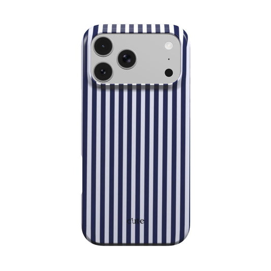 Navy Pinstripe phone case