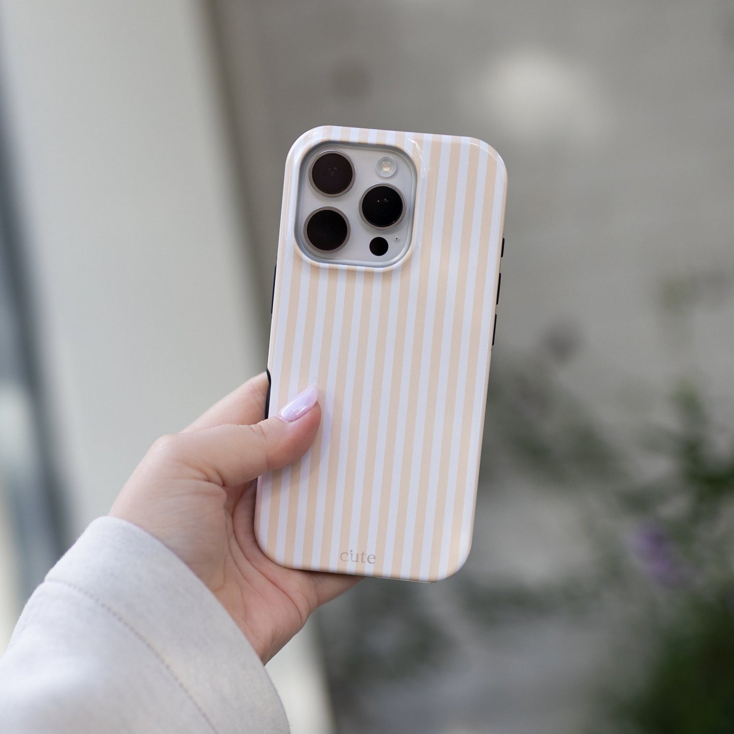 Yellow Stripes phone case
