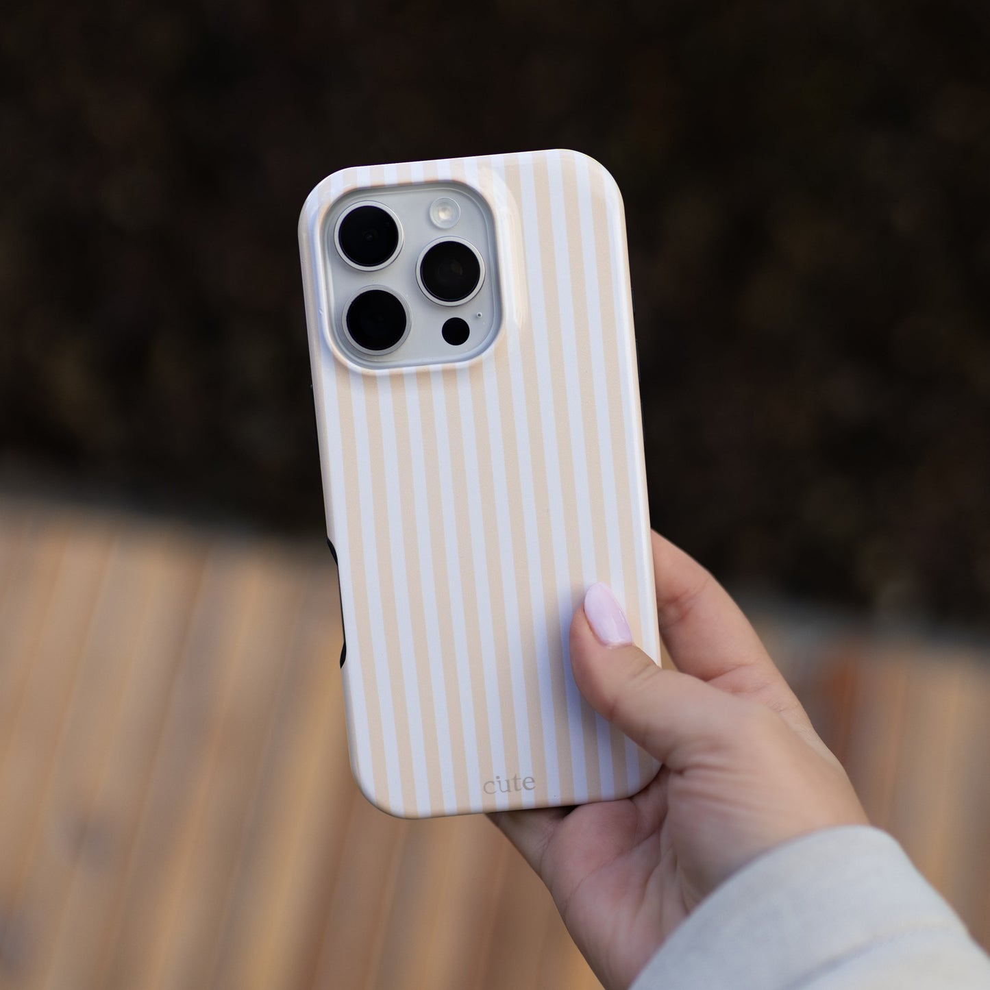 Yellow Stripes phone case