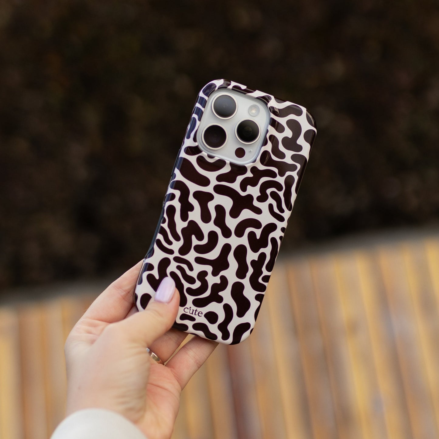Burgundy Elegance phone case